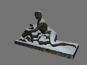 woman statue 3D Model