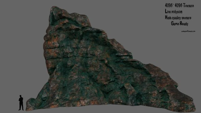 mountain 3D Model .c4d .max .obj .3ds .fbx .stl .blend