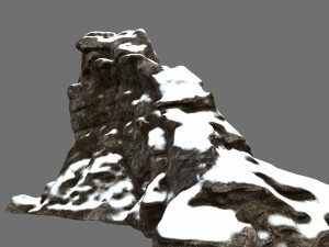 snow mountain 3D Model