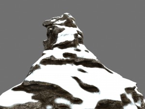 snow mountain 3D Model