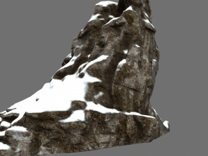 snow mountain 3D Model
