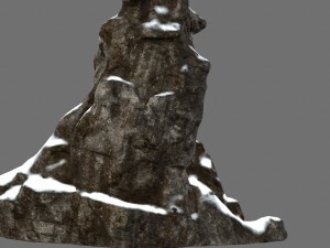 snow mountain 3D Model