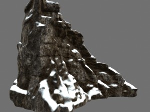 snow mountain 3D Model