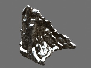 snow mountain 3D Model