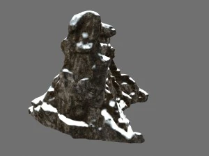 snow mountain 3D Model