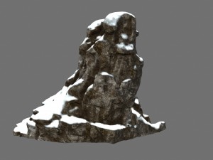 snow mountain 3D Model