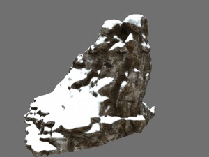 snow mountain 3D Model
