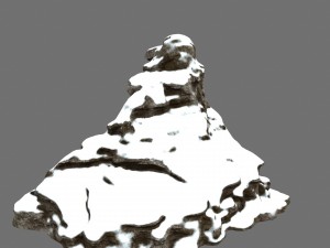 snow mountain 3D Model