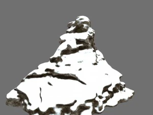 snow mountain 3D Model
