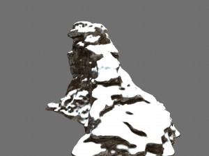 snow mountain 3D Model