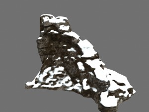 snow mountain 3D Model