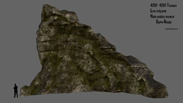 mountain 3D Model .c4d .max .obj .3ds .fbx .stl .blend