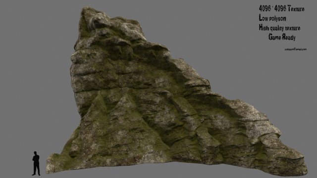 mountain 3D Модель .c4d .max .obj .3ds .fbx .stl .blend 