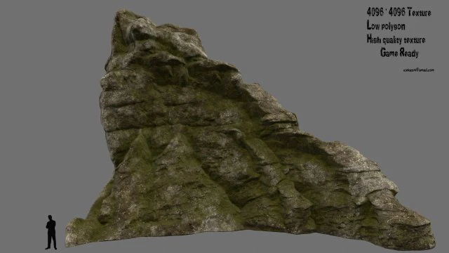 mountain 3D Model .c4d .max .obj .3ds .fbx .stl .blend 