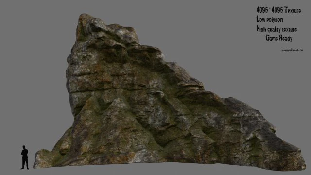 mountain 3D Model .c4d .max .obj .3ds .fbx .stl .blend 