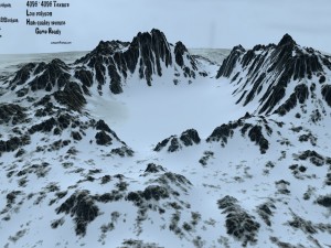 snow volcano Modelo 3D