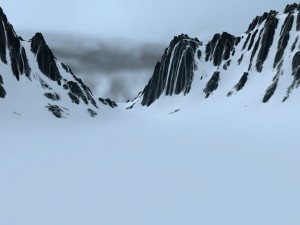 snow volcano Modèle 3D