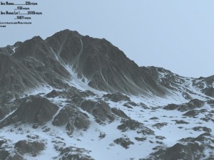 snow mountain 3D Модель
