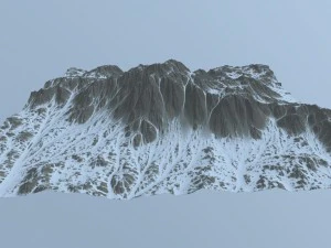 snow mountain 3D Model