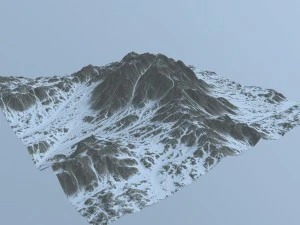 snow mountain 3D Model