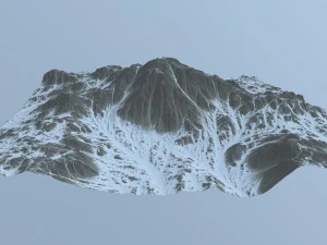 snow mountain 3D Model