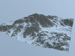 snow mountain 3D Model