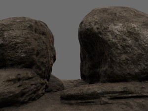 desert rocks 3D Модель
