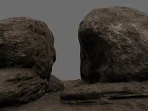 desert rocks 3D Model