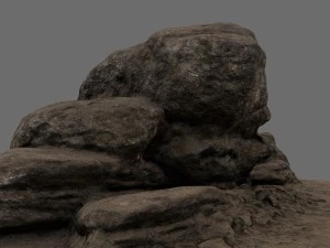 desert rocks 3D Model