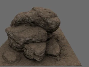 desert rocks 3D Model