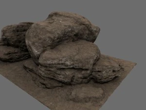 desert rocks 3D Model