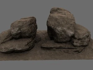 desert rocks 3D Model