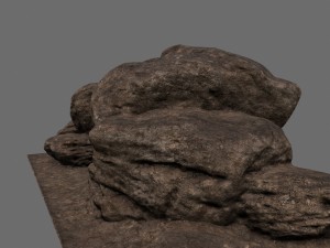 sand rocks 3Dモデル