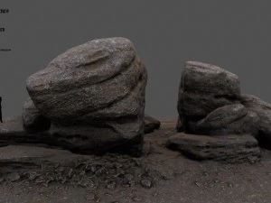 岩石 3D 模型