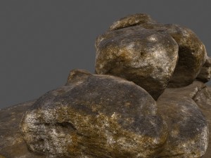 old rocks 3D 모델