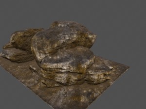 old rocks 3D 모델