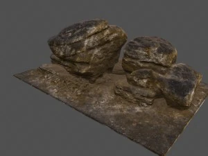 old rocks 3D Model