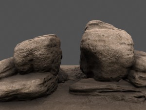 rocks 3D मॉडल