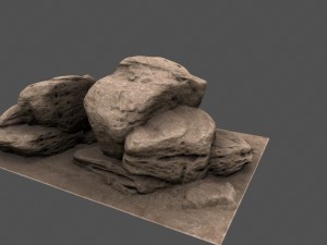 rocks 3D मॉडल