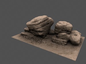 rocks 3D मॉडल
