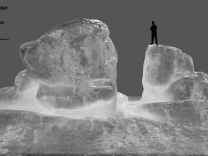 buz kayası 3D Model