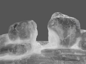 ice rock Model 3D