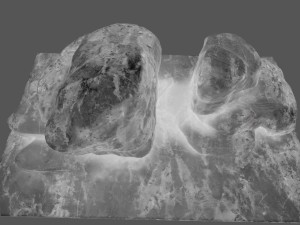 ice rock Model 3D