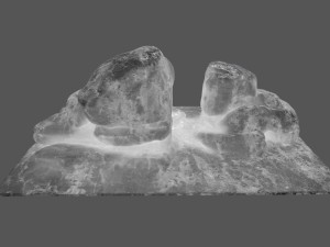 ice rock Model 3D