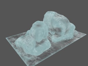 ice rock 3D Model