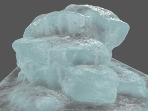 roccia di ghiaccio Modello 3D