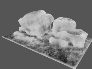 ice rock 3D Model