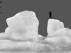 ice rock Model 3D