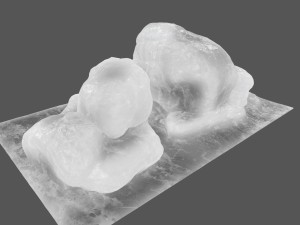 ice rock 3D मॉडल