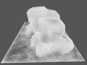 ice rock 3D मॉडल